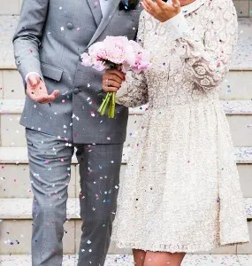 La gioia di festeggiare un matrimonio